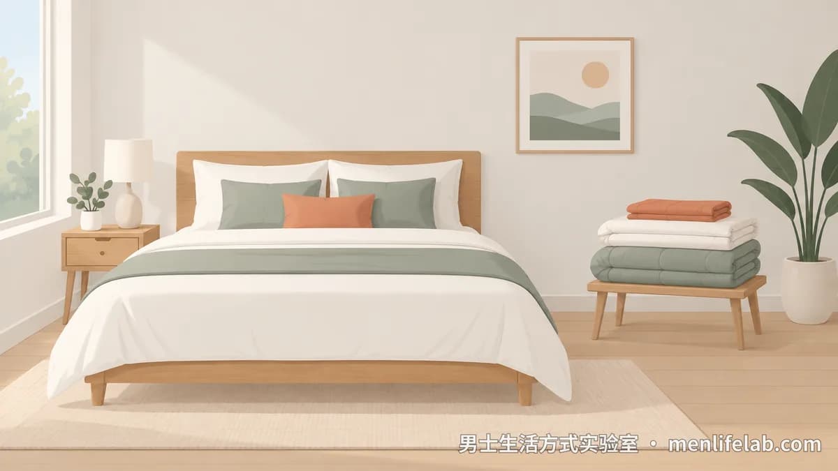 独居男生床品怎么选:1000 元内四件套 + 枕头 + 被子,支数和材质