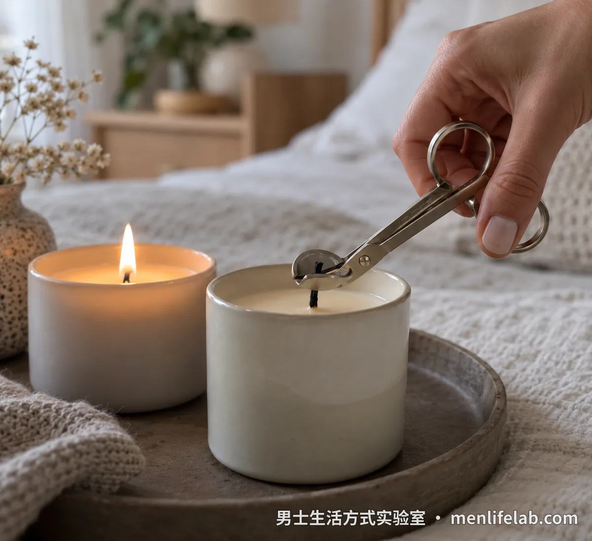 香薰蜡烛怎么点才不黑烟、不出事?